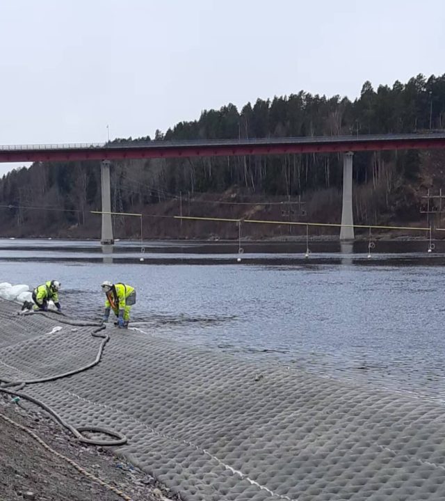 Varför ska jag välja betongmadrass istället för erosionsskydd av sten?