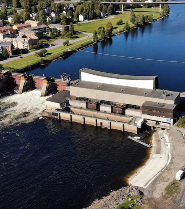 Erosionsskydd för slänt vid vattenkraftverk – Tecomatic